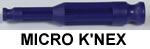 MICRO K'NEX Transition Rod 37mm Purple