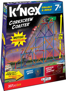 knex corkscrew coaster