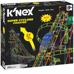 knex super cyclone roller coaster