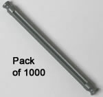 Pack 1000 K'NEX Rod 86mm Grey