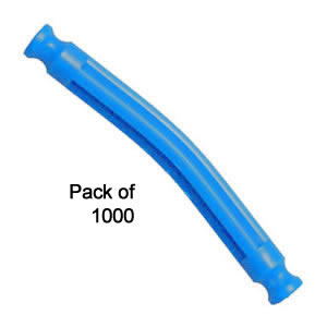 Pack 1000 K'NEX Flexi rod 52mm Blue
