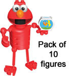 Pack 10 Kid K'NEX figures